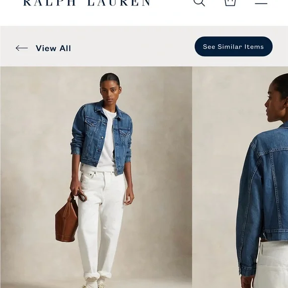 Ralph Lauren Blue Denim Classic Jacket L - Picture 3 of 16